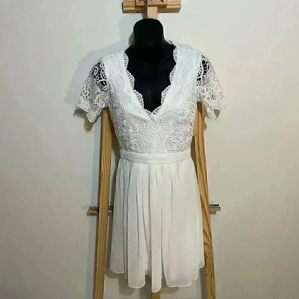 Lulus white dress size xs - Picture 11 of 11